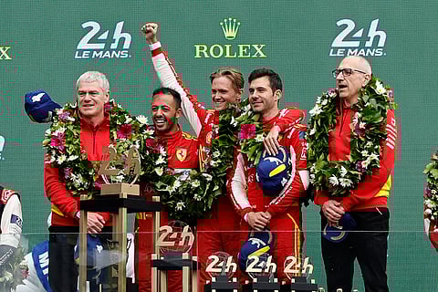 Ferrari 499P Hybrid Hypercar WEC's team